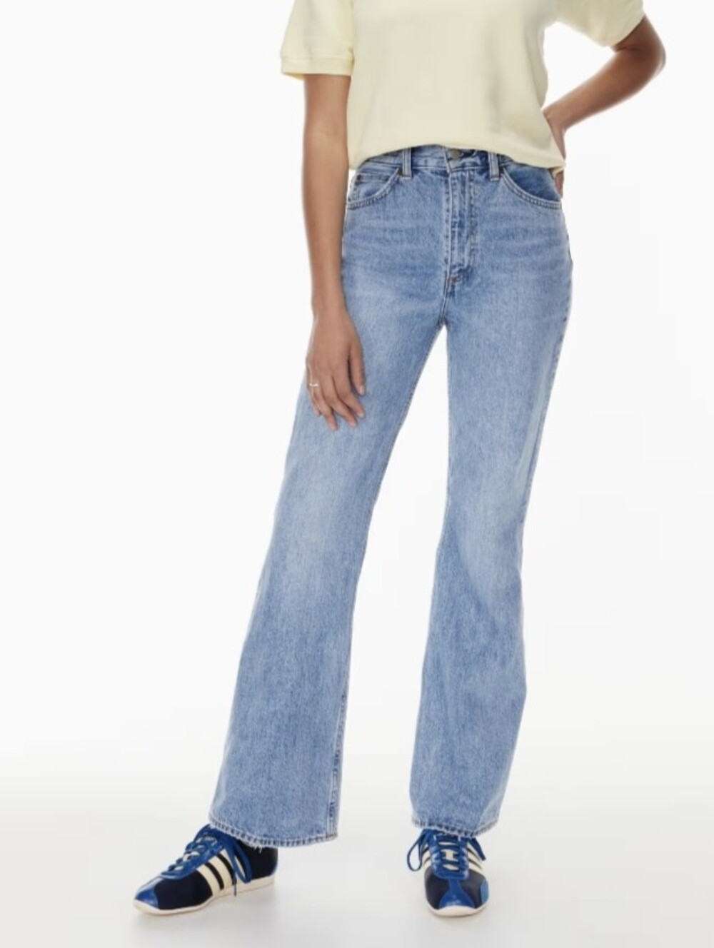 Denim Forum The Marlene '60s High Rise Flare High-waisted Jeans